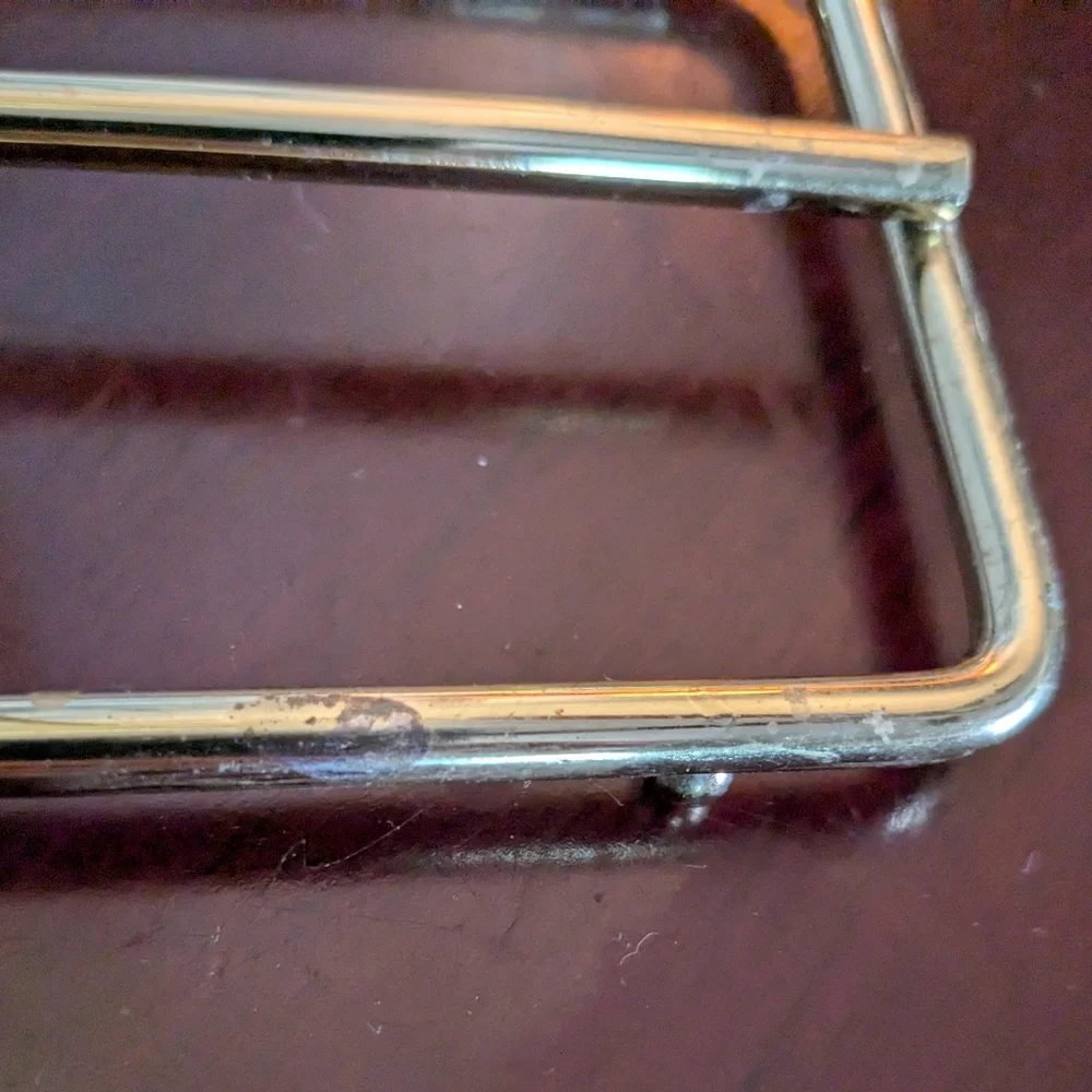 Brass Tea Towel Counter Top Rack Holder 10
